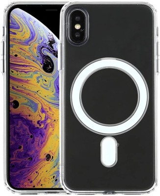 NDCOM Back Cover for Apple iPhone XS Max(Transparent, Magnetic Case, Pack of: 1)