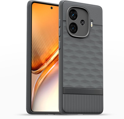 Pikkme Back Cover for iQOO Neo 10R 5G / iQOO Z9 Turbo 5G / Vivo Y200 GT 5G(Grey, Grip Case, Silicon)
