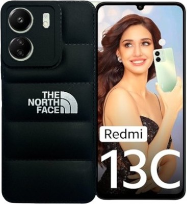 AccessoriesMan Back Cover for Mi Redmi 13C 4G(Black, Puffer, Silicon, Pack of: 1)