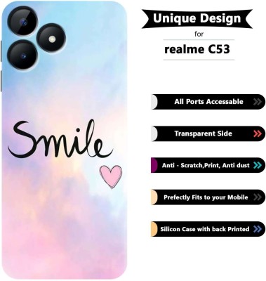 BUYMORE Back Cover for Realme C53(Multicolor, Dual Protection, Silicon, Pack of: 1)