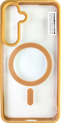 MAKMART Back Cover for Samsung Galaxy S24+(Gold, Magsafe, Pack of: 1)