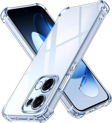 CLOVYR Back Cover for Oppo K13 5G Bumper Silicon Transparent Case(Transparent, Camera Bump Protector, Silicon, Pack of: 1)