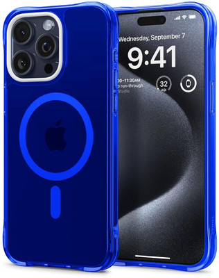 CYRILL Back Cover for Apple iphone 15 Pro Max(Blue, Pack of: 1)