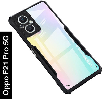 AIZLO Back Cover for Oppo F21s Pro 5G(Black, Camera Bump Protector, Pack of: 1)