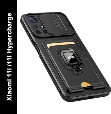 Kapa Back Cover for Xiaomi 11i, 11i Hypercharge(Black, Shock Proof, Pack of: 1)