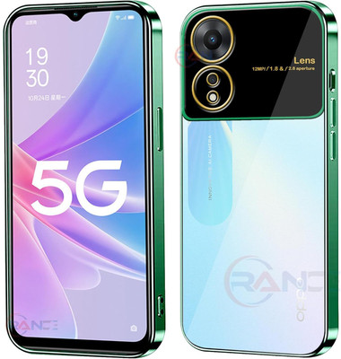 LENIENT Back Cover for Oppo A58 5G(Green, Shock Proof, Pack of: 1)