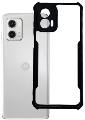 KMPERED Back Cover for Motorola G73, Moto G73(Black, Camera Bump Protector, Pack of: 1)