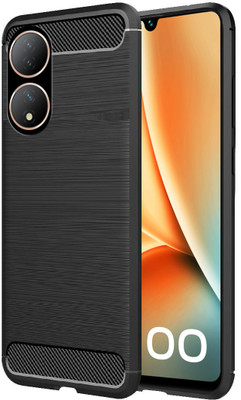 SMARTPOCKET Back Cover for Vivo Y100 5G(Black, Hard Case, Pack of: 1)