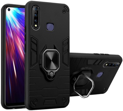 SMARTPOCKET Back Cover for Vivo Z1 Pro(Black, Rugged Armor, Pack of: 1)