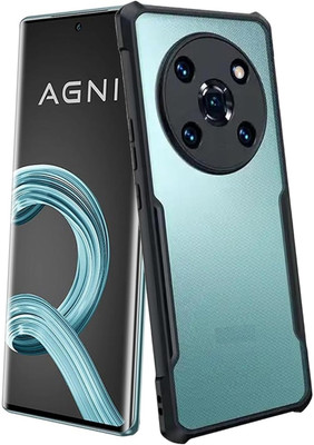 Caseline Back Cover for Lava Agni 2 5G, Lava Agni 2 (IP)(Black, Grip Case, Pack of: 1)