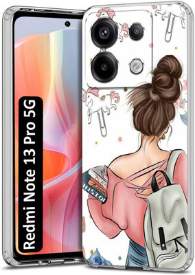 Fashionury Back Cover for Redmi Note 13 Pro 5G(Multicolor, Grip Case, Silicon, Pack of: 1)