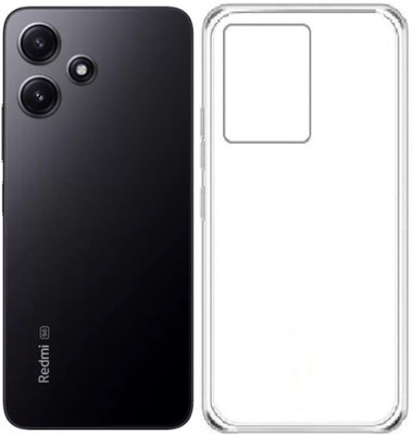 Cell-loid Back Cover for Redmi 12 5G(Black, Camera Bump Protector, Pack of: 1)
