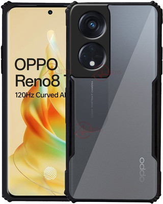 myamma Back Cover for Oppo Reno8T 5G(Black, Matte Finish, Pack of: 1)