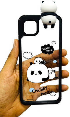 Charvi Collection Ltd Back Cover for Realme C20(Transparent, Black, 3D Case, Pack of: 1)