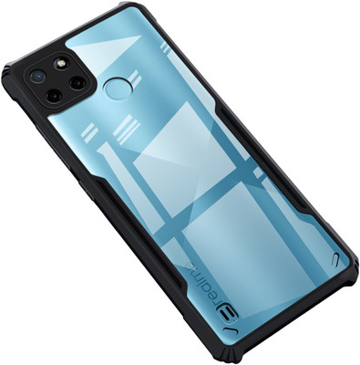 GLOBAL NOMAD Back Cover for Realme C21Y, Realme C25Y(Black, Shock Proof, Pack of: 1)