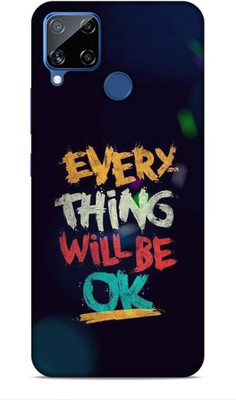 SmashItUp Back Cover for Realme C15 Quote / Every thing will be ok(Multicolor, Hard Case, Pack of: 1)