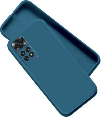 Artistque Back Cover for Redmi Note 11(Blue, Matte Finish, Silicon, Pack of: 1)