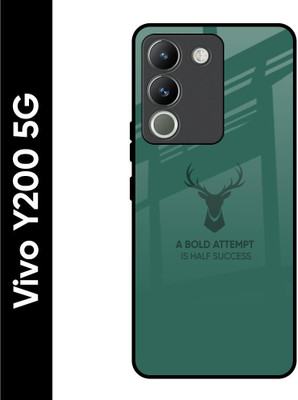 Hocopoco Back Cover for Vivo Y200 5G(Green, Grip Case, Pack of: 1)