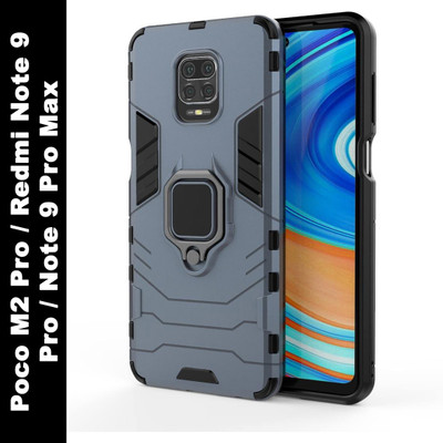 Flipkart SmartBuy Back Cover for Poco M2 Pro, Mi Redmi Note 9 Pro, Mi Redmi Note 9 Pro Max(Blue, Camera Bump Protector, Pack of: 1)