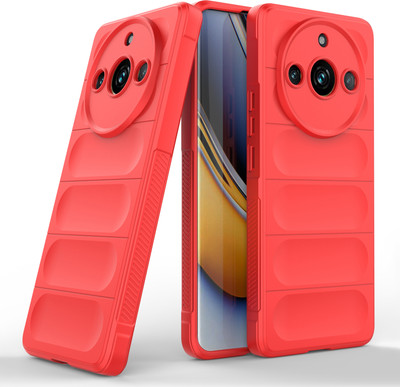 GLOBAL NOMAD Back Cover for Realme 11 Pro 5G, Realme 11 Pro+ 5G(Red, Grip Case, Silicon, Pack of: 1)
