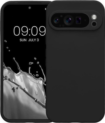 DMJHP Back Cover for Google Pixel 9 Pro(Black, Camera Bump Protector, Pack of: 1)
