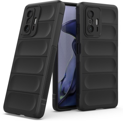 GLOBAL NOMAD Back Cover for Mi 11T Pro 5G(Black, Grip Case, Silicon, Pack of: 1)