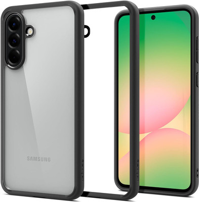 Spigen Back Cover for Samsung Galaxy A56 5G(Transparent, Black, Flexible, Pack of: 1)