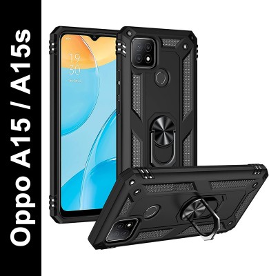 Cover Alive Back Cover for Oppo A15(Black, Shock Proof, Pack of: 1)