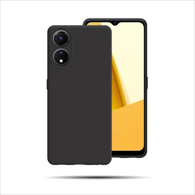 CaseWEB Back Cover for OPPO A78 5G(Black, Matte Finish, Silicon, Pack of: 1)