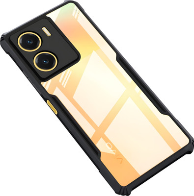 PrintImage Back Cover for Vivo Y16 4G, Vivo T2x 5G, Vivo Y56 5G(Black, Dual Protection, Pack of: 1)