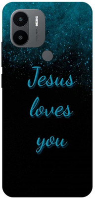 FRONK Back Cover for REDMI A2 PLUS JESUS, CROSS, GOD, CHRIST, CRISTIANS(Black, Flexible, Silicon, Pack of: 1)