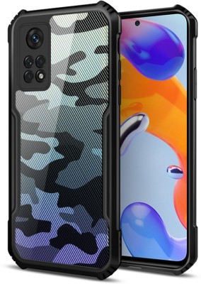 MOBIRUSH Back Cover for Xiaomi Redmi Note 11 4G(Black, Shock Proof, Pack of: 1)