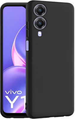 SRT Back Cover for Vivo Y17S(Black, Camera Bump Protector, Pack of: 1)