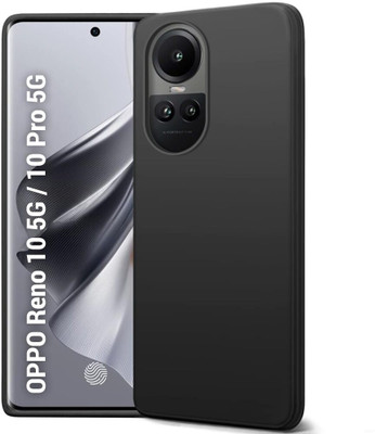 SMARTCASE Back Cover for OPPO Reno 10 Pro 5G, OPPO Reno 10 Pro(Black, Grip Case, Silicon, Pack of: 1)