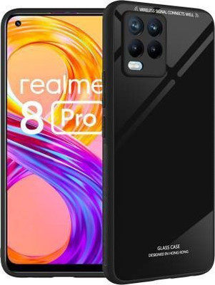Nice Assoseries HUB Back Cover for Realme 8 4G, Realme 8 Pro, Realme 8(Black, Grip Case)