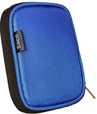Saco Back Cover for Transcend StoreJet 25M3 2.5 inch 1 TB External Hard Disk (Blue, , Artificial Leather)(Blue, Shock Proof, Pack of: 1)