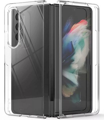 WEI INTERNATIONAL Back Cover for samsung galaxy fold 4(Transparent, Hard Case, Pack of: 1)