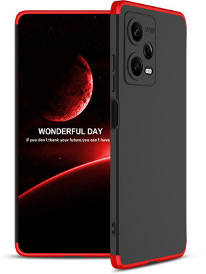LILLIPUT Back Cover for Mi Redmi Note 12 Pro Plus 5G(Red, Grip Case, Pack of: 1)