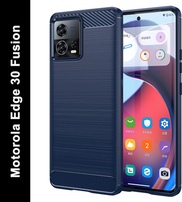 Flipkart SmartBuy Back Cover for Motorola Moto Edge 30 Fusion(Blue, Grip Case, Pack of: 1)