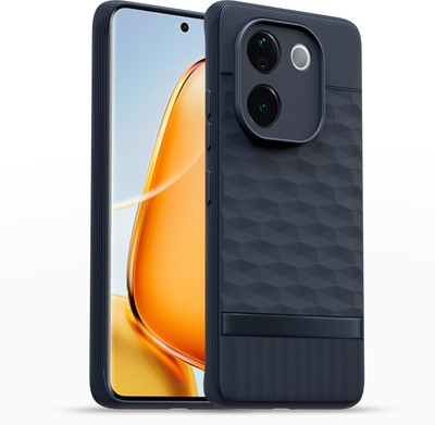 Pikkme Back Cover for vivo T3 Pro 5G(Blue, Grip Case, Silicon, Pack of: 1)