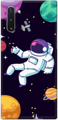 NDCOM Back Cover for Samsung Galaxy Note 10 Colorful Illustration Astronaut Printed Hard Case(Multicolor, Hard Case, Pack of: 1)