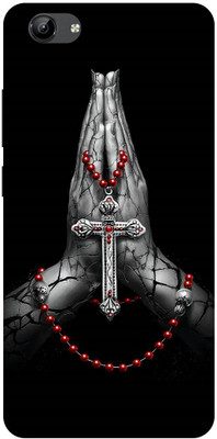 DIKRO Back Cover for vivo Y71, 1724, JESUS, CROSS, GOD, CHRIST(Black, Hard Case, Pack of: 1)