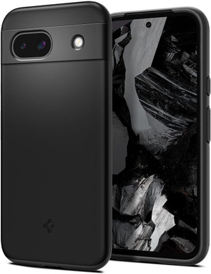 Spigen Back Cover for Pixel 8a(Black, Pack of: 1)