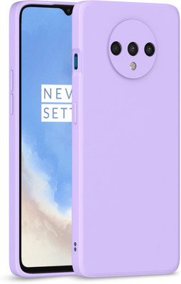 Pikkme Back Cover for OnePlus 7T(Purple, Camera Bump Protector, Silicon, Pack of: 1)