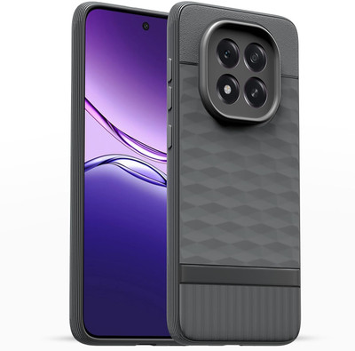 RichCell Back Cover for Soft Rubberised Back Case with Inner Velvet Fabric | Oppo F29 5G(Grey, 3D Case, Silicon, Pack of: 1)