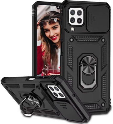 Elica Back Cover for Samsung Galaxy F62(Black, Hard Case, Pack of: 1)