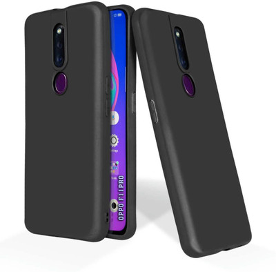 vizo Back Cover for OPPO F11 Pro(Black, Shock Proof, Silicon, Pack of: 1)