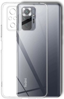 S-Softline Back Cover for Redmi Note 10 Pro, Buffed corners to protect from shocks and dents(Transparent, Pack of: 1)