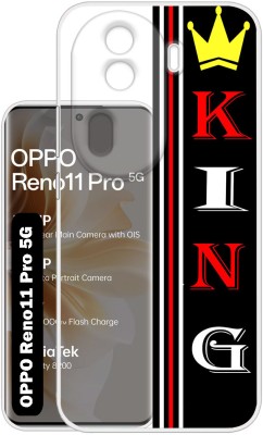 Snazzy Back Cover for OPPO Reno11 Pro 5G(Transparent, Grip Case, Silicon, Pack of: 1)