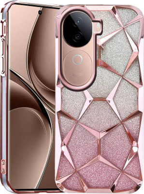 Mintzz Back Cover for Vivo V40E 5G(Pink, Electroplated, Pack of: 1)